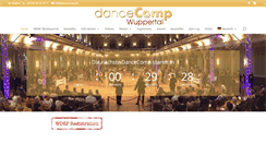 Desktop Screenshot of dancecomp.de